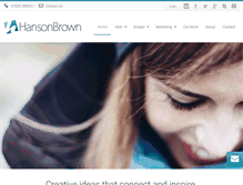 Tablet Screenshot of hansonbrown.co.uk